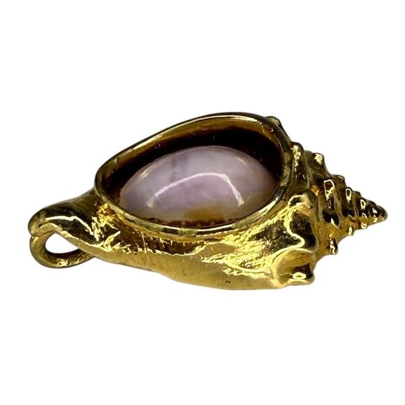 Vintage Swoboda Sea Shell Pendant Rare Piece - Picture 2 of 12